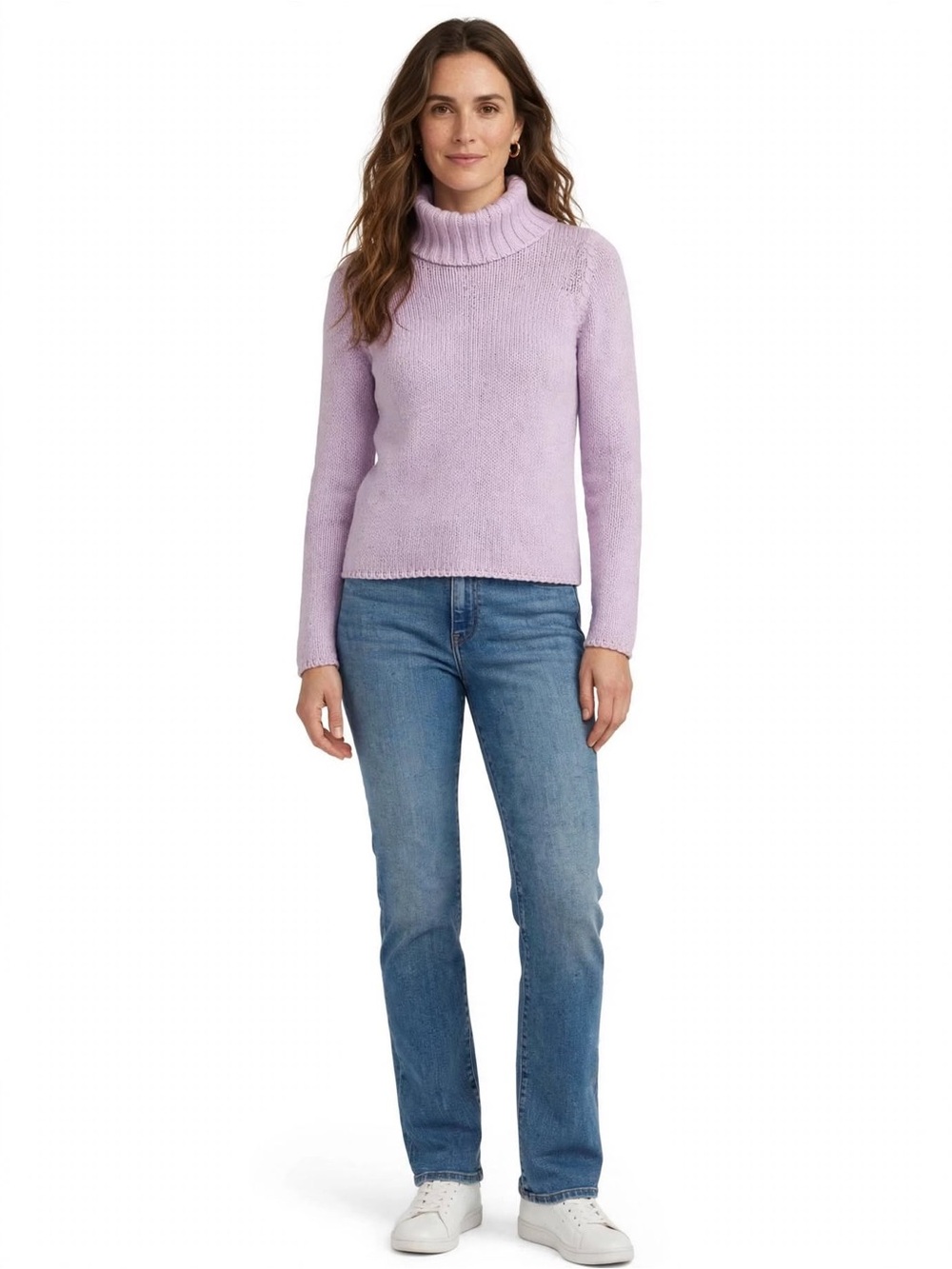 Banana Republic Lilac Turtleneck Sweater